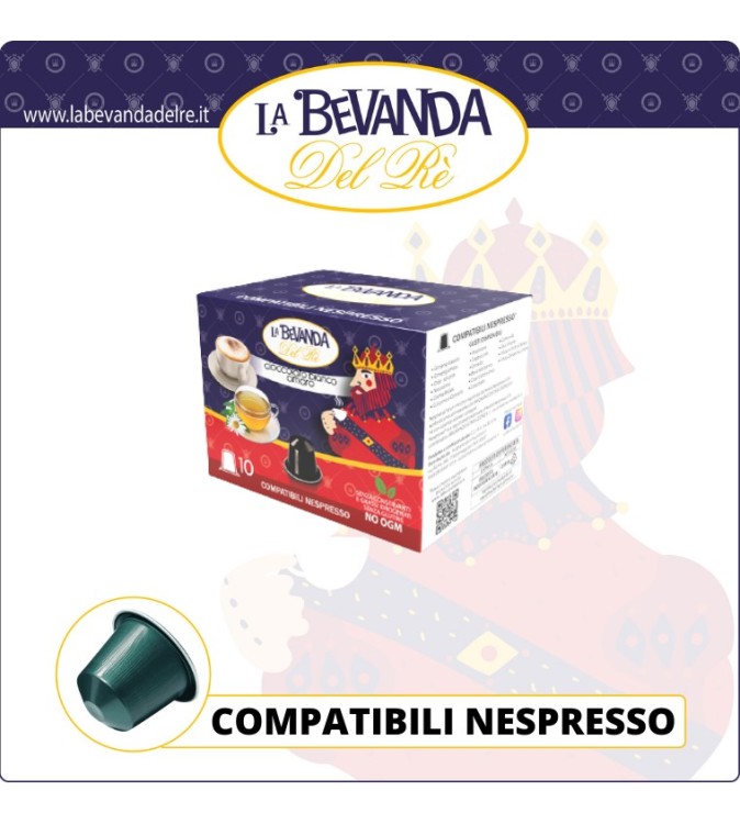 La Bevanda Del Rè NESPRESSO Cioccolato Bianco Amaro 10 Pz La Bevanda Del Rè NESPRESSO Cioccolato Bianco Amaro 10 Pz