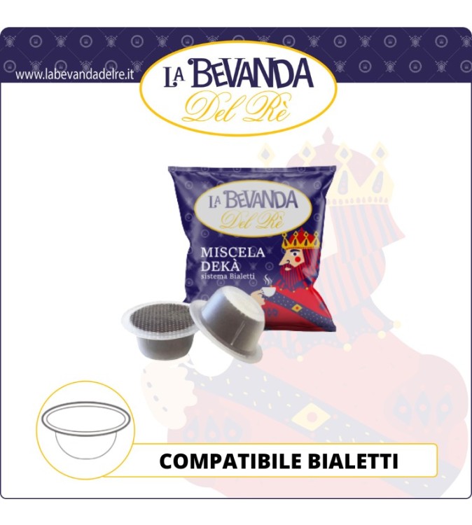 LA BEVANDA DEL RE' BIALETTI DEK 50 PZ LA BEVANDA DEL RE' BIALETTI DEK 50 PZ