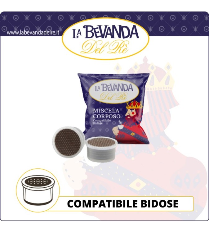 LA BEVANDA DEL RE' CAPSULA BIDOSE CORPOSO 50 PZ LA BEVANDA DEL RE' CAPSULA BIDOSE CORPOSO 50 PZ