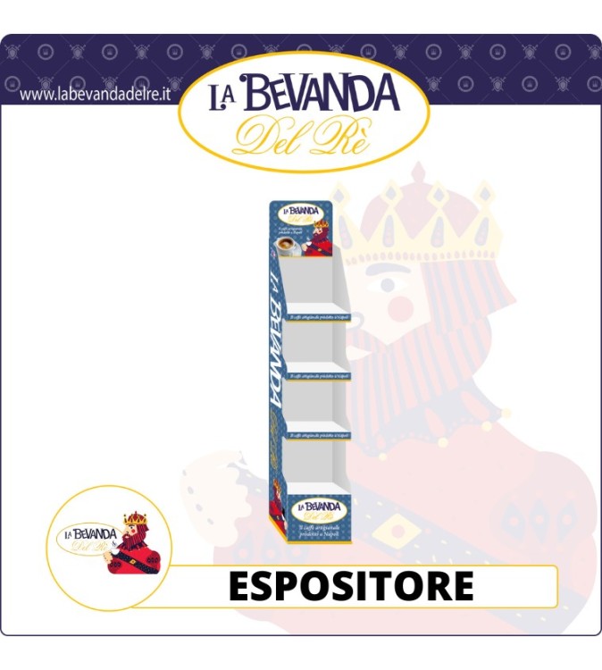 Pubbicità-Espositore B.del Rè 4 Ripiani Solubili Pubbicità-Espositore B.del Rè 4 Ripiani Solubili