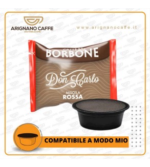 CAFFE' BORBONE DON CARLO 100 CAPSULE MISCELA ROSSO