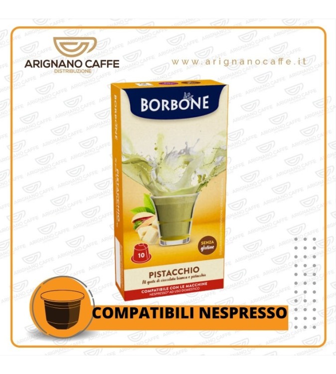 NESPRESSO BORBONE PISTACCHIO DA 10 PZ NESPRESSO BORBONE PISTACCHIO DA 10 PZ