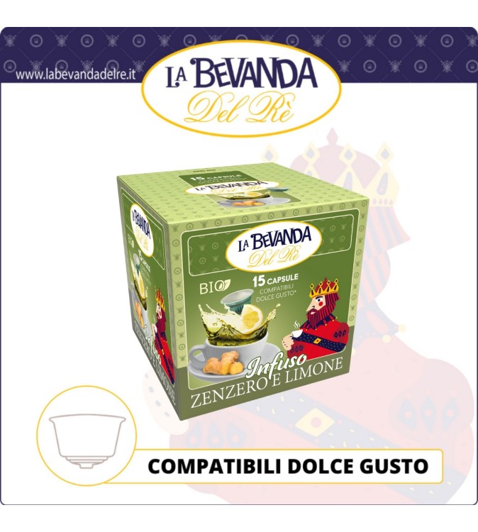 Bevanda Del Rè DG Zenzero e Limone 15 Pz IN FOGLIE Bevanda Del Rè DG Zenzero e Limone 15 Pz IN FOGLIE