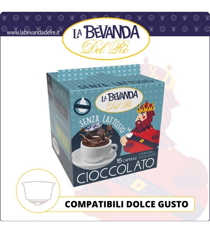 Bevanda Del Rè DG CIOCCOLATO Senza LATTOSIO 15 Pz