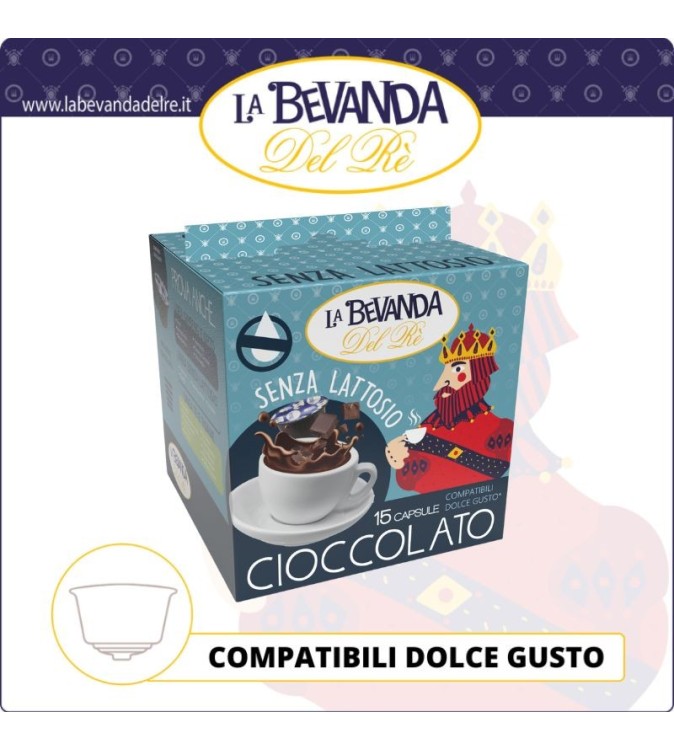 Bevanda Del Rè DG CIOCCOLATO Senza LATTOSIO 15 Pz