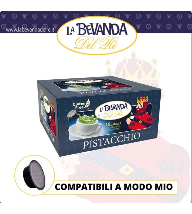 La Bevanda Del Rè A MODO MIO Pistacchio 16 Pz La Bevanda Del Rè A MODO MIO Pistacchio 16 Pz