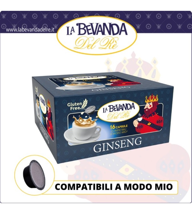 La Bevanda Del Rè A MODO MIO Ginseng 16 Pz La Bevanda Del Rè A MODO MIO Ginseng 16 Pz