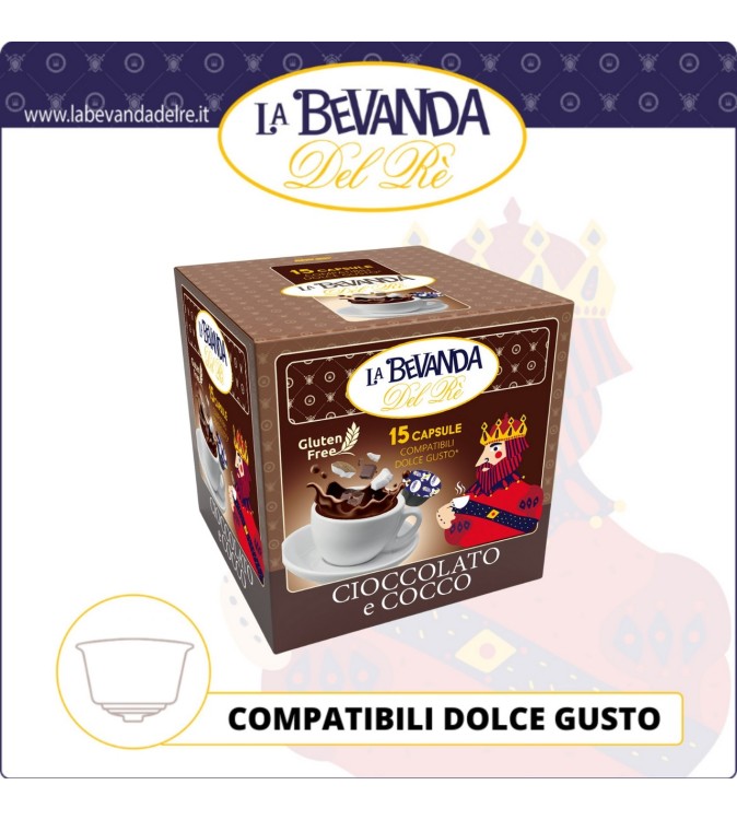 Bevanda Del Rè DG Cocco & Cioccolato 15 Pz Bevanda Del Rè DG Cocco & Cioccolato 15 Pz