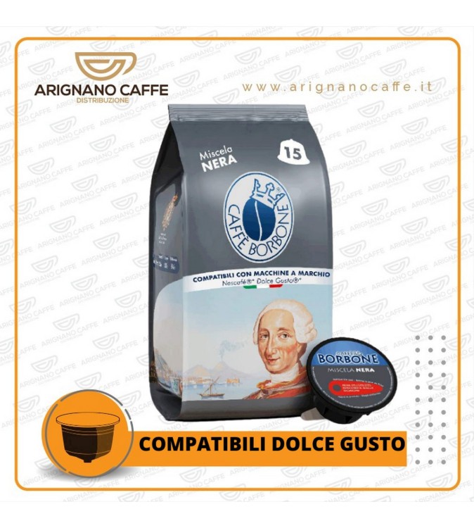 CAFFE' BORBONE 90 CAPSULE MISCELA NERO