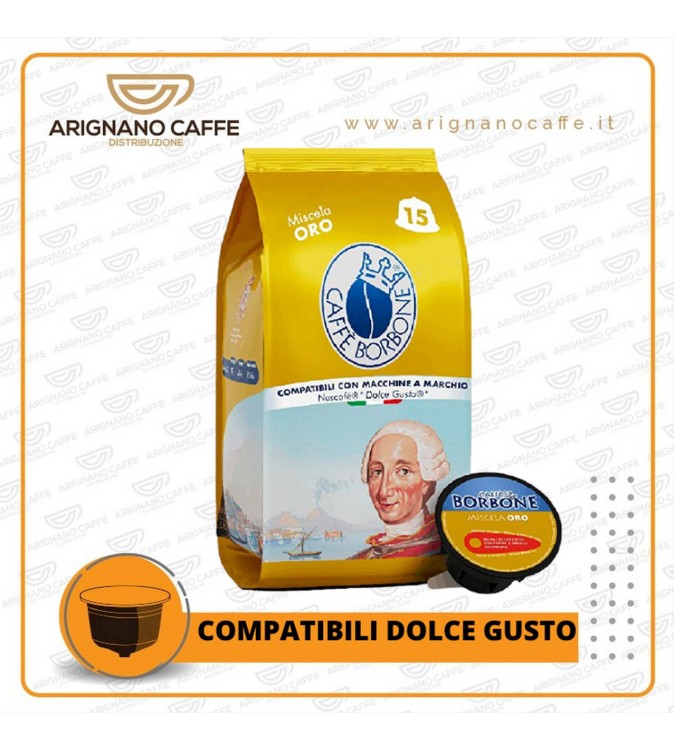 CAFFE' BORBONE 90 CAPSULE MISCELA ORO