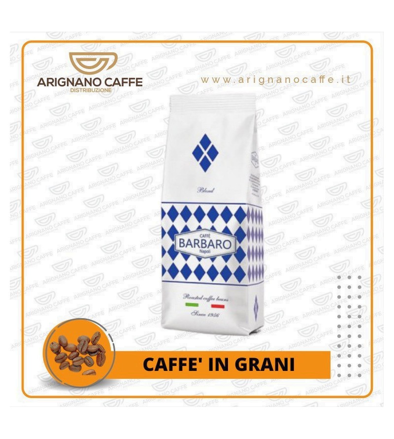 CAFFE' BARBARO 1 KG IN GRANI MISCELA DEK