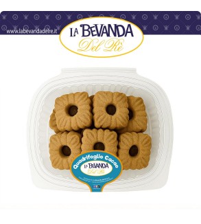 Biscotti Artigianali QUADRIFOGLIO CACAO 140 GR