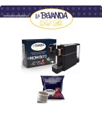 MACCHINA MOMENTO BLACK + 100CAPSULE INTENSO