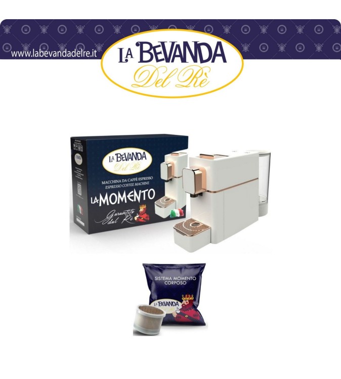 MACCHINA MOMENTO WHITE + 100CAPSULE CORPOSO MACCHINA MOMENTO WHITE + 100CAPSULE CORPOSO