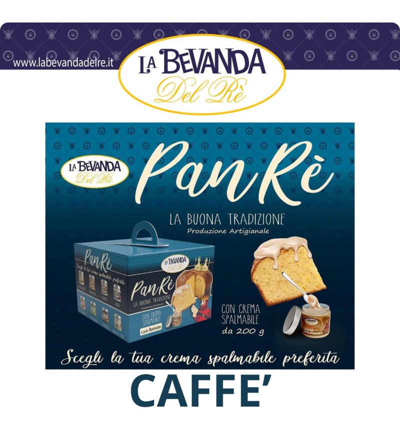 Panettone Artiginiale B.Del Rè 1 Kg CAFFÈ