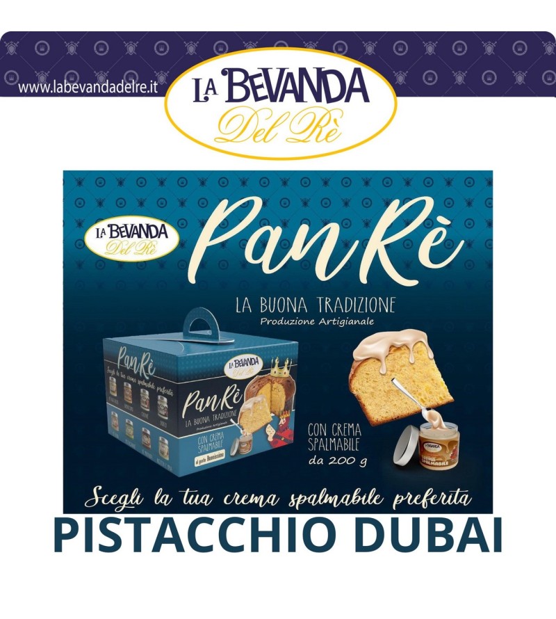 Panettone Artiginiale B.Del Rè 1 Kg PISTAC. DUBAI