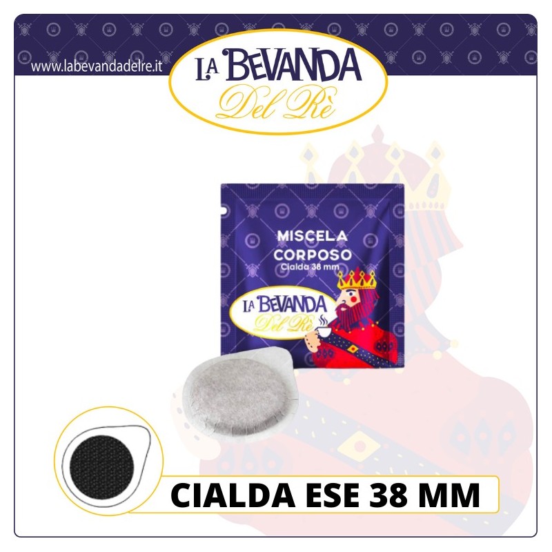 La Bevanda Del Rè CIALDA ESE 38 MM 100 Pz Corposo