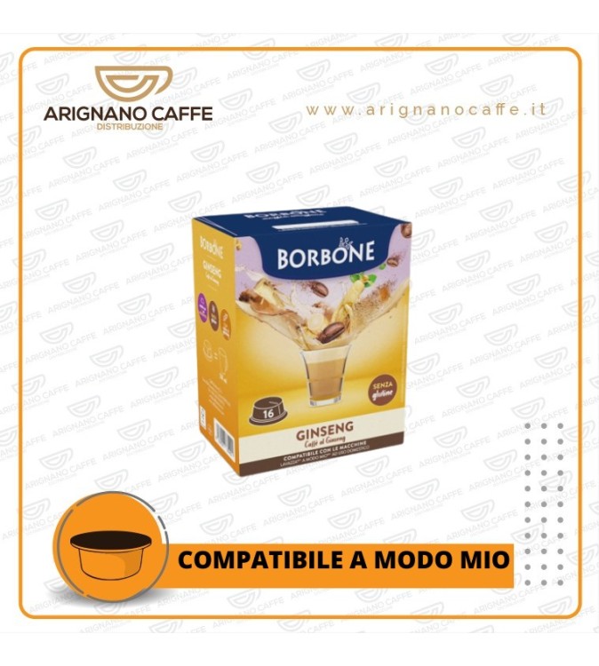 CAFFE' BORBONE A MODO MIO 16 PZ GINSENG