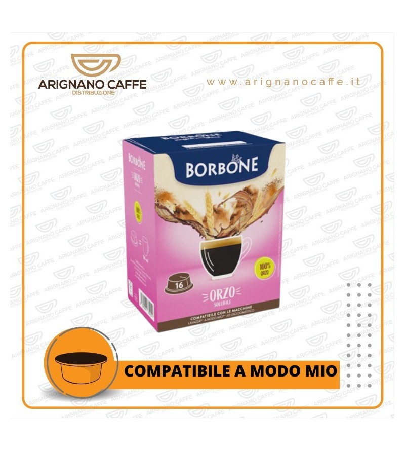 CAFFE' BORBONE A MODO MIO 16 PZ ORZO