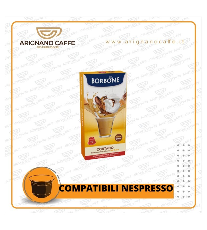 CAFFE' BORBONE NESPRESSO 10 CAPSULE GUSTO CORTADO