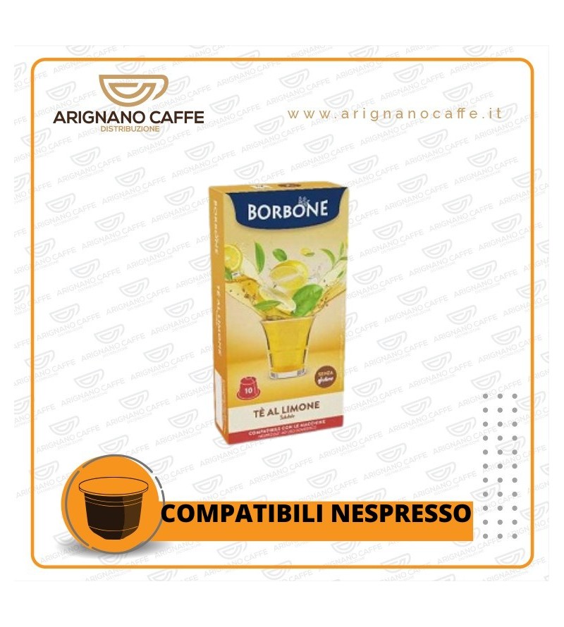 CAFFE' BORBONE NESPRESSO 10 CAPSULE GUSTO LIMONE