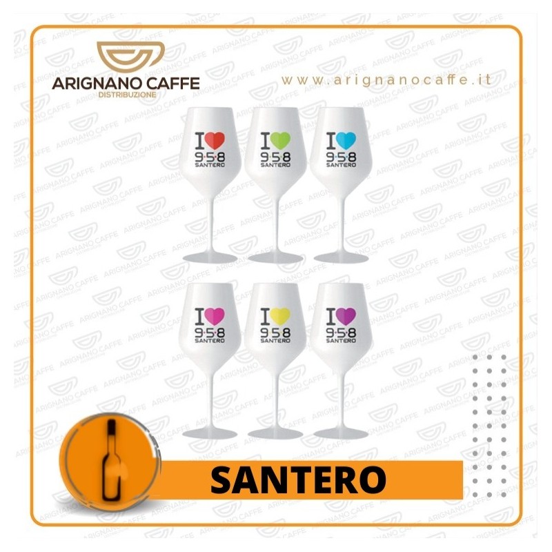 SANTERO BICCHIERI 6 PZ RAINBOW