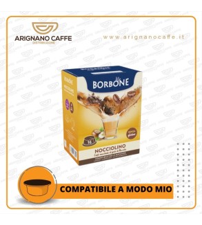 CAFFE' BORBONE A MODO MIO 16 PZ NOCCIOLINO