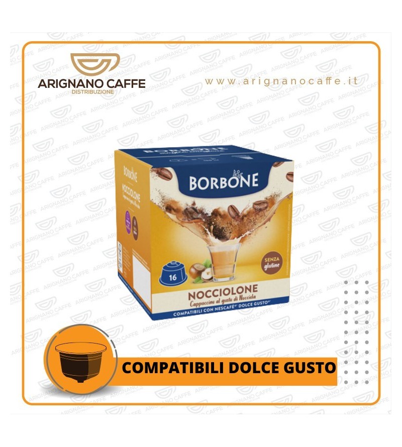 CAFFE' BORBONE DOLCE GUSTO 16 CAPSULE NOCCIOLONE