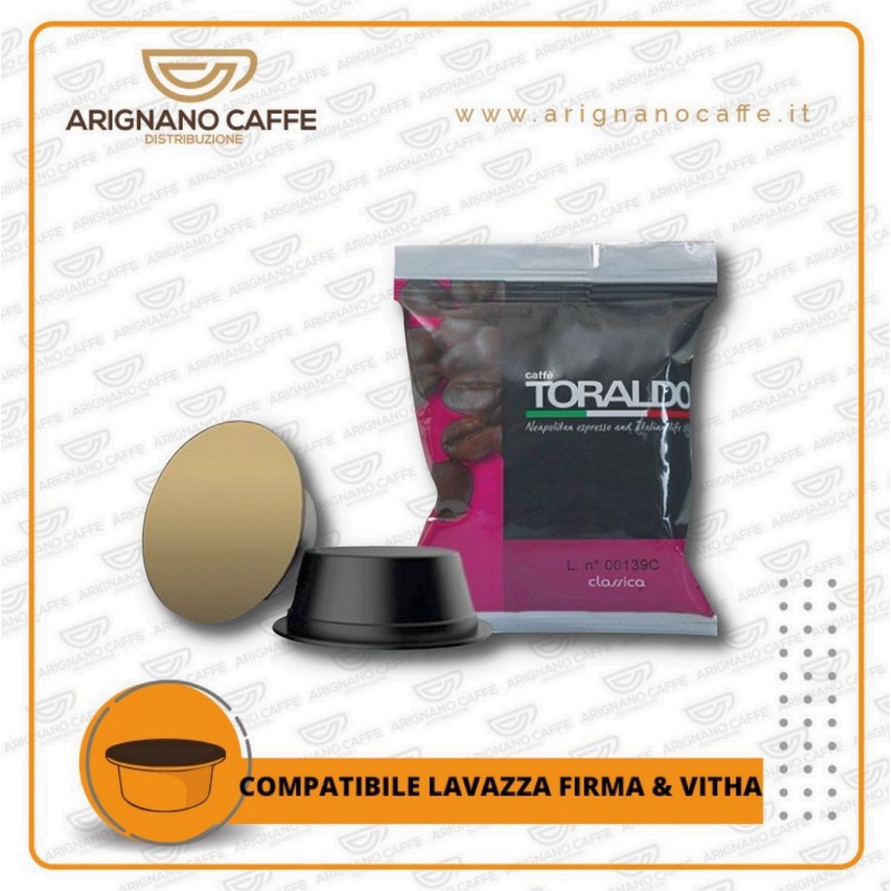 CAFFE' TORALDO LAVAZZA FIRMA 100 PZ MISCELA CLASSICO