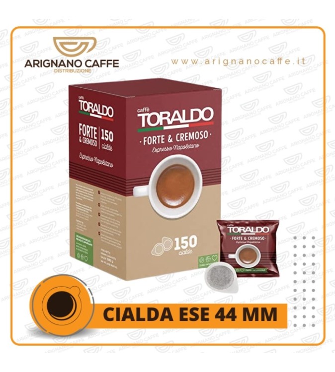 TORALDO FORTE E CREMOSO CIALDA 150 PZ