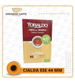 TORALDO FORTE E CREMOSO CIALDA 50 PZ CON KIT