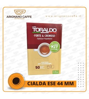 TORALDO FORTE E CREMOSO CIALDA 50 PZ CON KIT