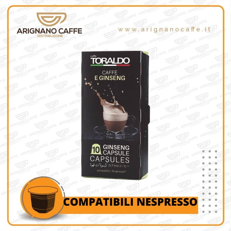 TORALDO NESPRESSO CAFFÈ E GINSENG 10 PZ