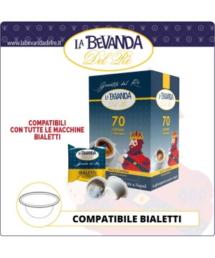 La Bevanda Del Rè BIALETTI ALLUMINIO 70 Pz SUPREMA