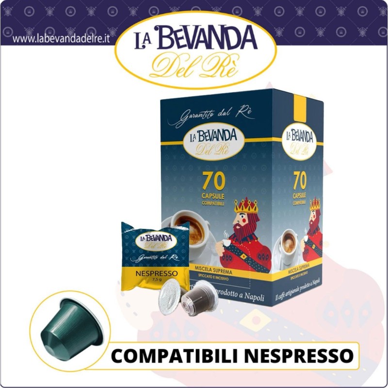 La Bevanda Del Rè NESPRESSO 70 Pz SUPREMA