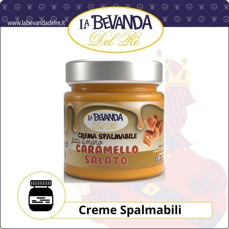 Crema B.Del Rè VASETTO 200 Gr CARAMELLO SALATO