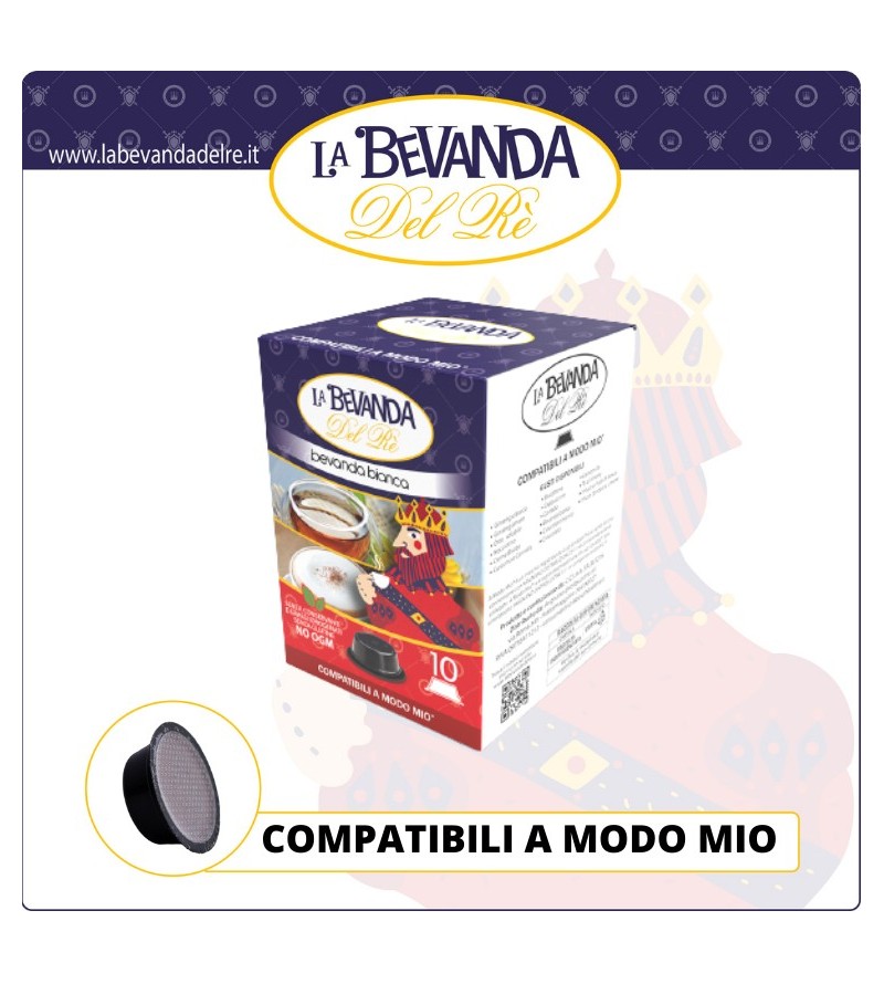 La Bevanda Del Rè A MODO MIO Bev.Bianca(Latte)10Pz