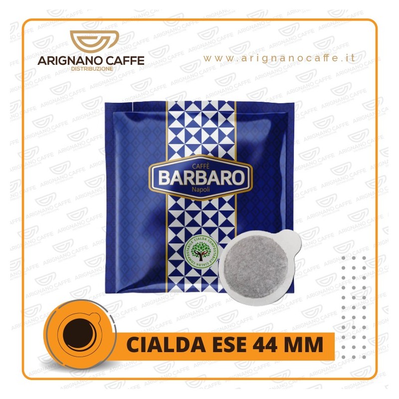 CAFFE' BARBARO 100 CIALDE ESE 44MM BLU CREMOSO