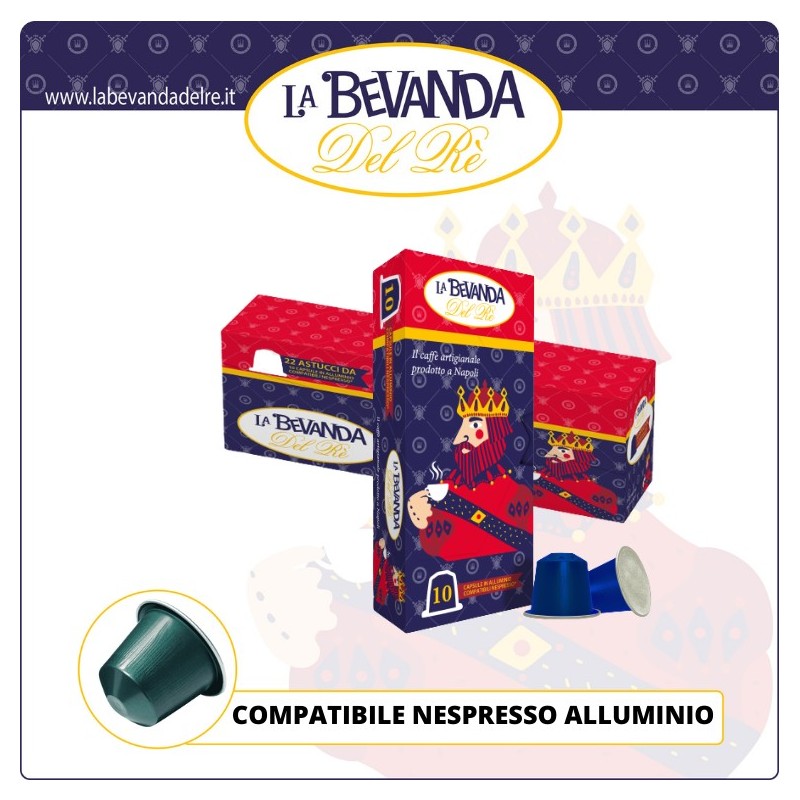 Bevanda Del Rè NESPRESPRESSO IN ALLUMINIO 220(22x10) CORPOSO