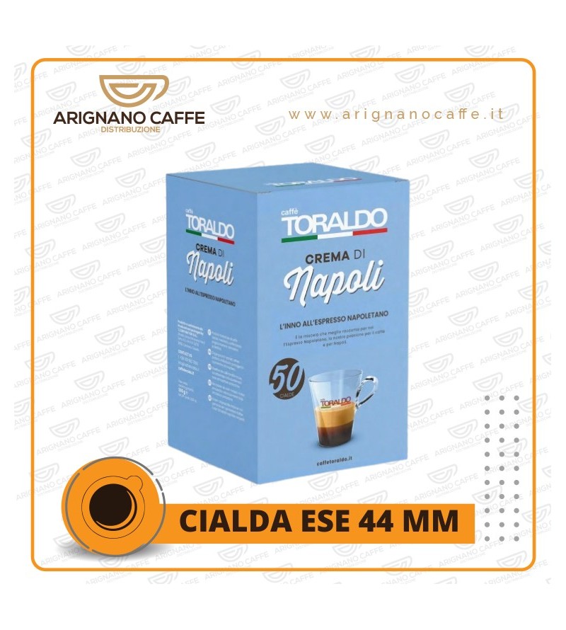 CAFFE' TORALDO 50 CIALDE CREMA DI NAPOLI