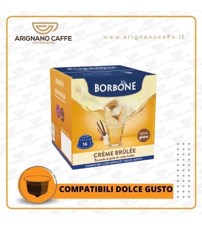 DOLCE GUSTO BORBONE CRÈME BRULÈE DA 16 PZ