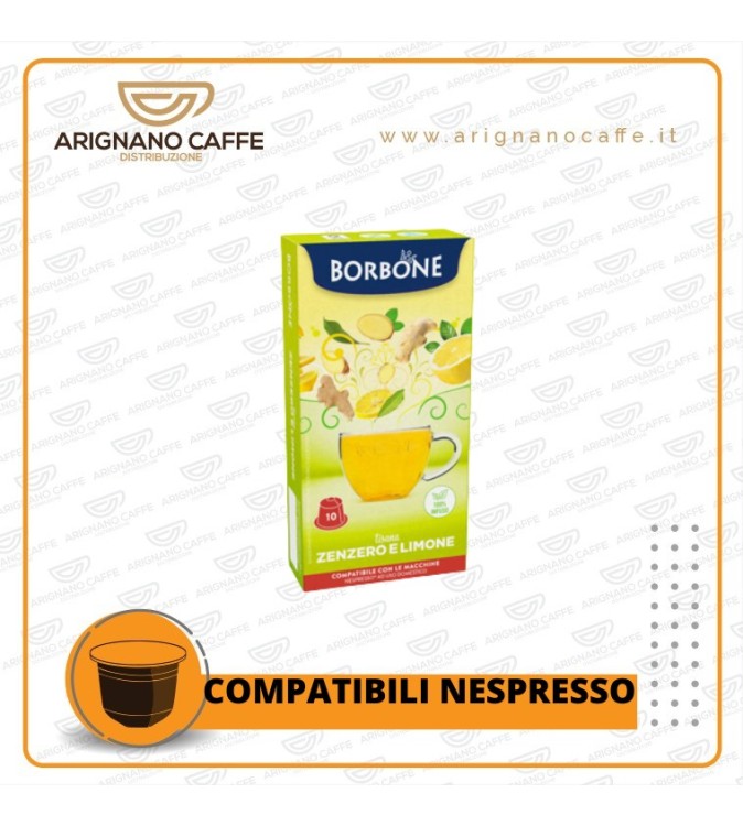 NESPRESSO BORBONE ZENZERO E LIMONE DA 10 PZ