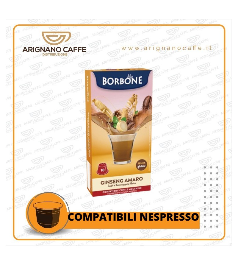 NESPRESSO BORBONE GINSENG AMARO DA 10 PZ