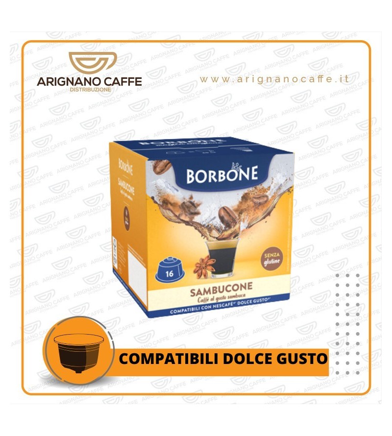 DOLCE GUSTO BORBONE SAMBUCONE DA 16 PZ