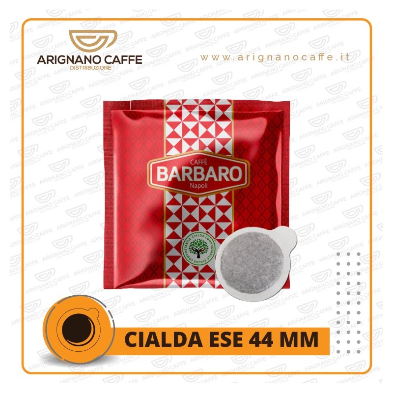 CAFFE' BARBARO 100 CIALDE ESE 44MM MISCELA ROSSA