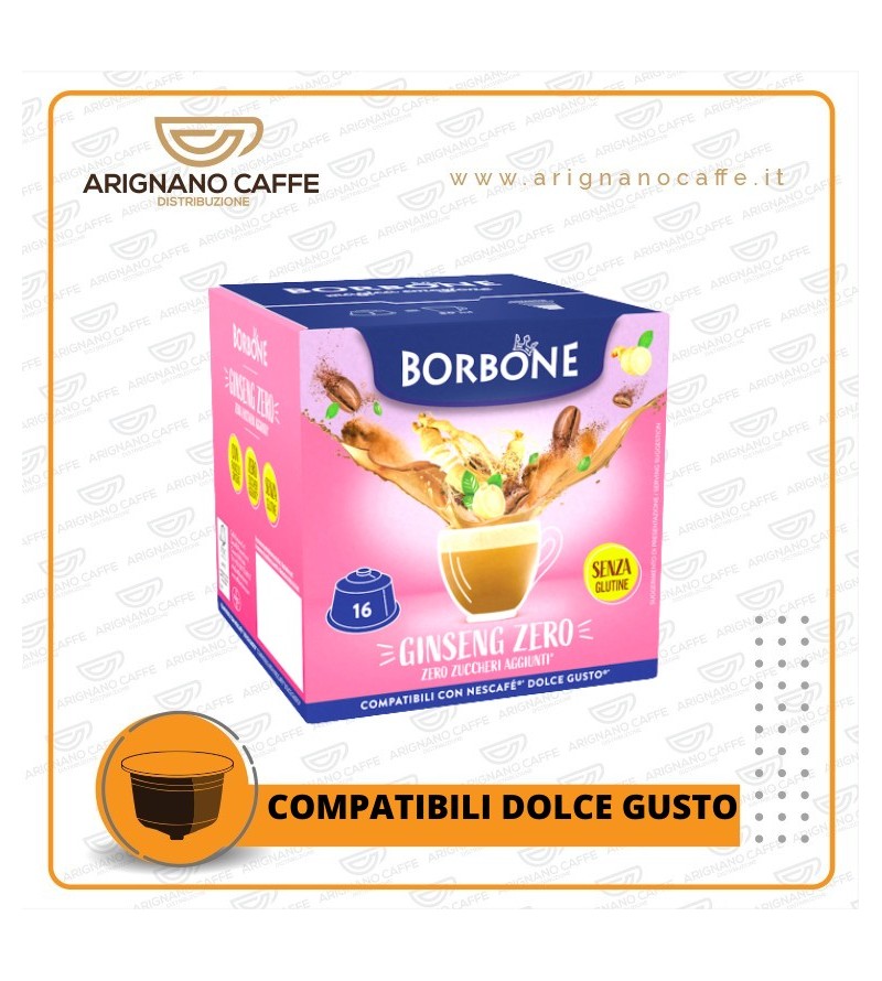 DOLCE GUSTO BORBONE GINSENG ZERO DA 16 PZ