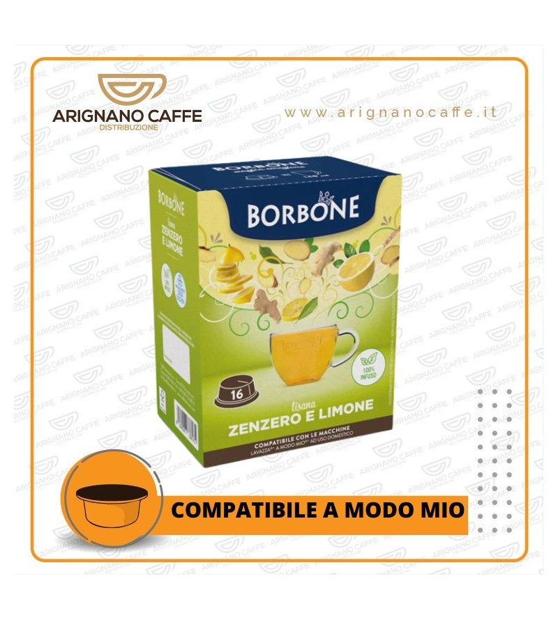 A MODO MIO BORBONE ZENZERO E LIMONE DA 16 PZ