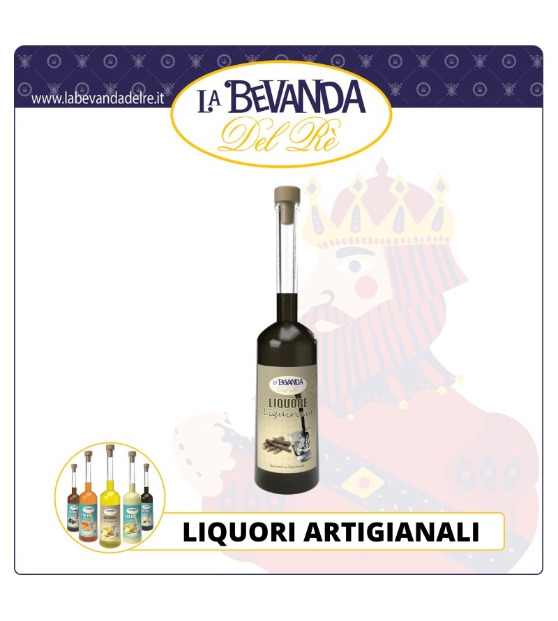 LA BEVANDA DEL RÈ LIQUORE DI LIQUIRIZIA 0,50 CL