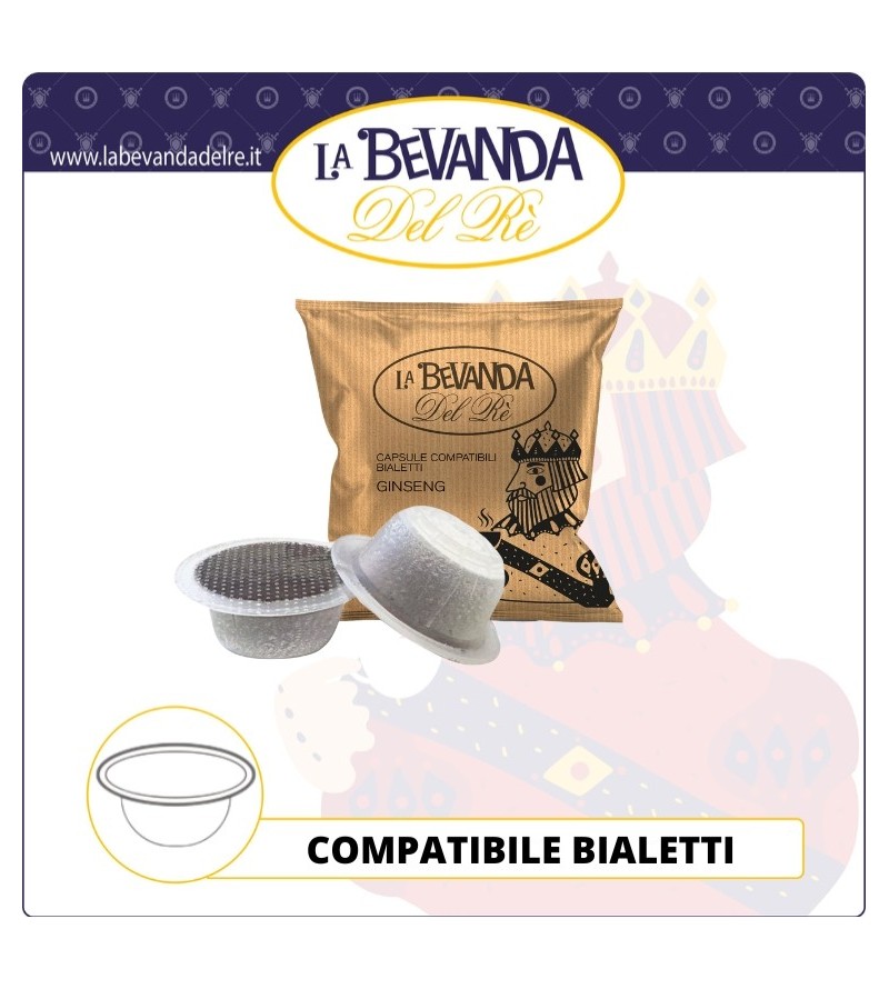 Bevanda Del Rè BIALETTI ALLUMINIO Ginseng 50 Pz