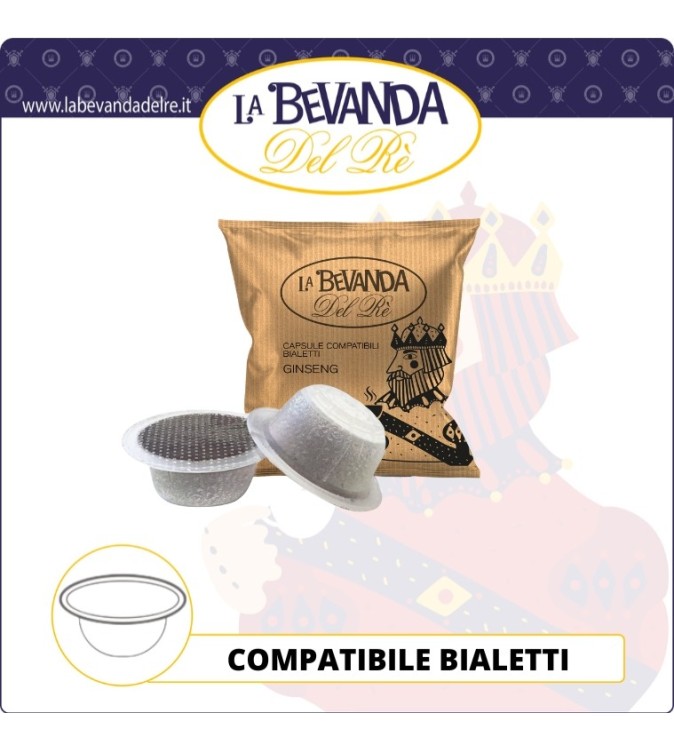 Bevanda Del Rè BIALETTI ALLUMINIO Ginseng 50 Pz